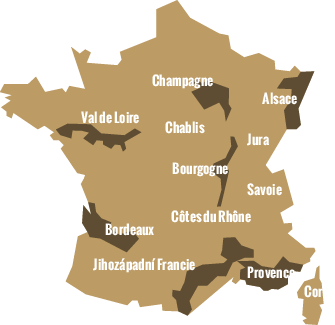 mapa francie